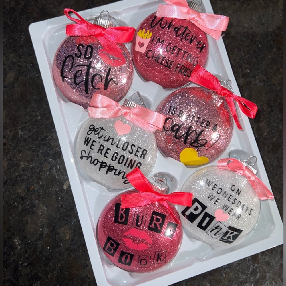 Mean Girls Ornaments Set of 6 Christmas